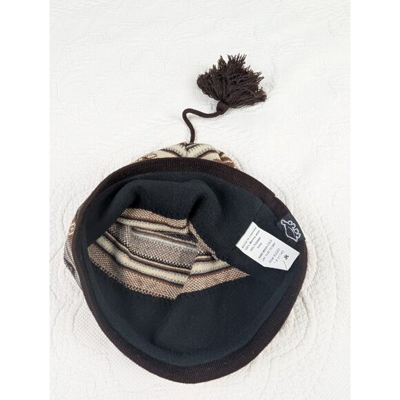 Turtle Fur Hat Kids Winter Merino Wool Nordin Style Tassel Cap  Made in Canada - Picture 4 of 8